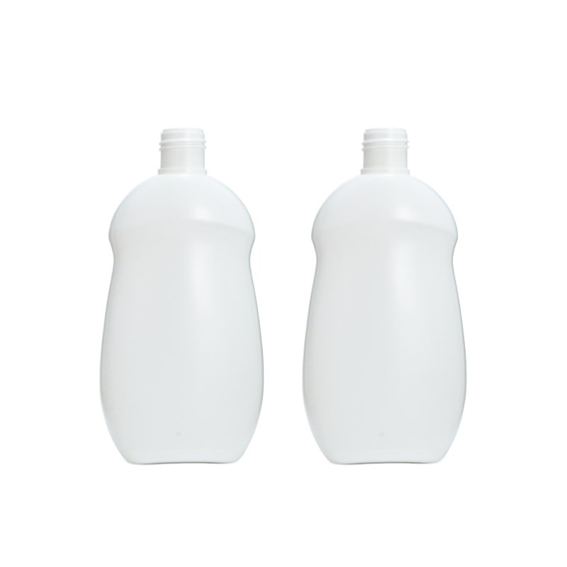 A 260ml cosmetic bottle with its closure, photographed against a neutral background, representative of the PET, HDPE and PETG bottles whose cap torque and seal integrity decide whether they leak or jam in transit